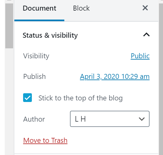 Make your coronavirus blog post sticky