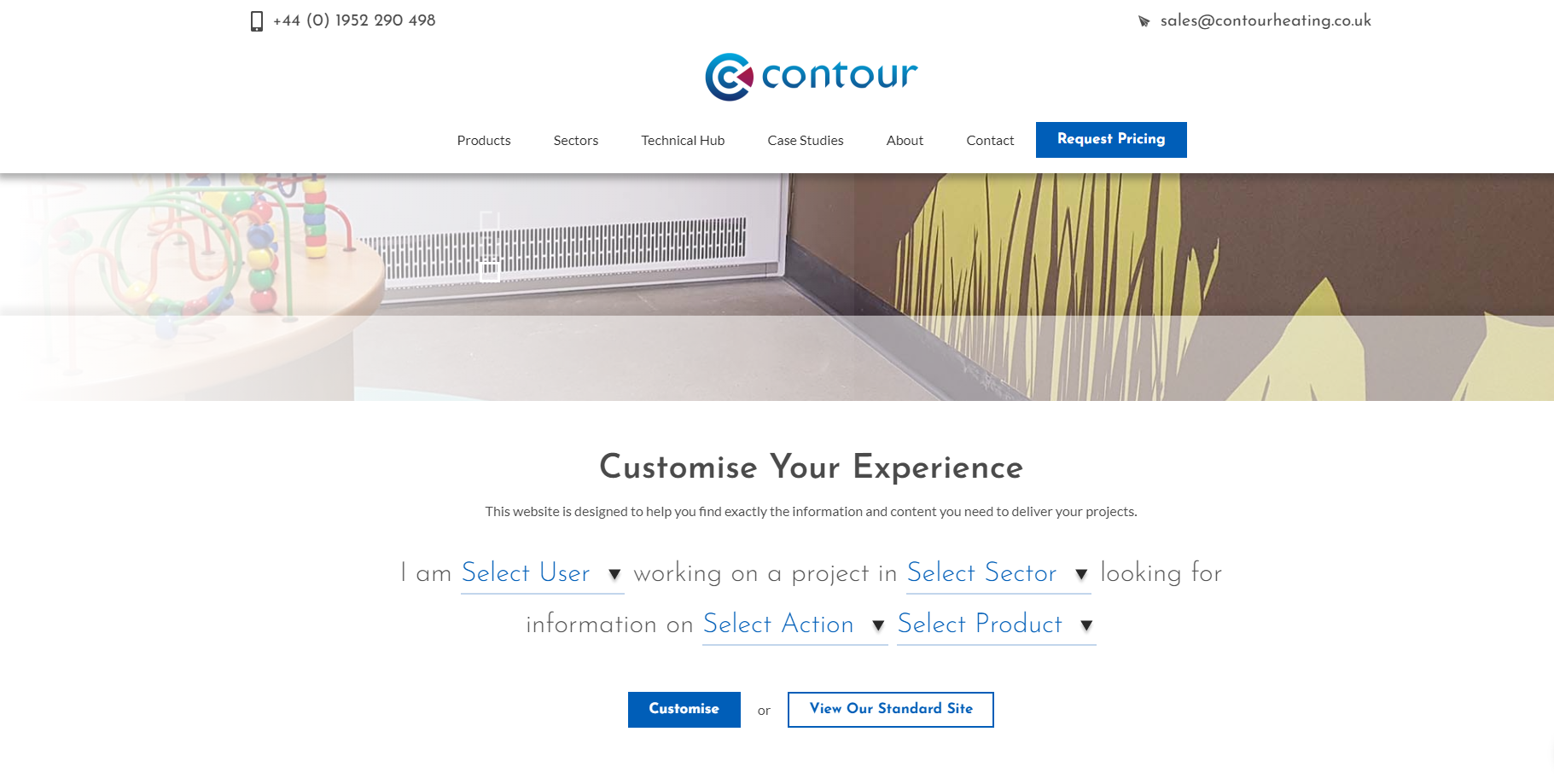 Contour Heating Customise Experience