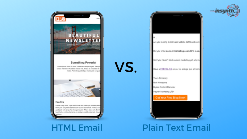 HTML VS Plain Text Emails which is better_