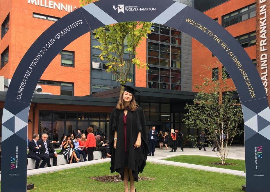 Abby Buchan-Howard graduates from University of Wolverhampton | Insynth Marketing