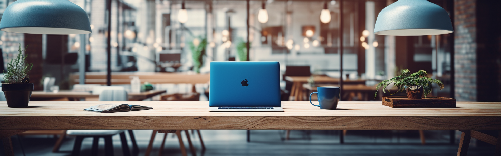 creatilou_laptop_on_table_in_an_open_plan_office_high_fidelity__ea95cca6-8930-4cc6-ab0f-57479980a84e
