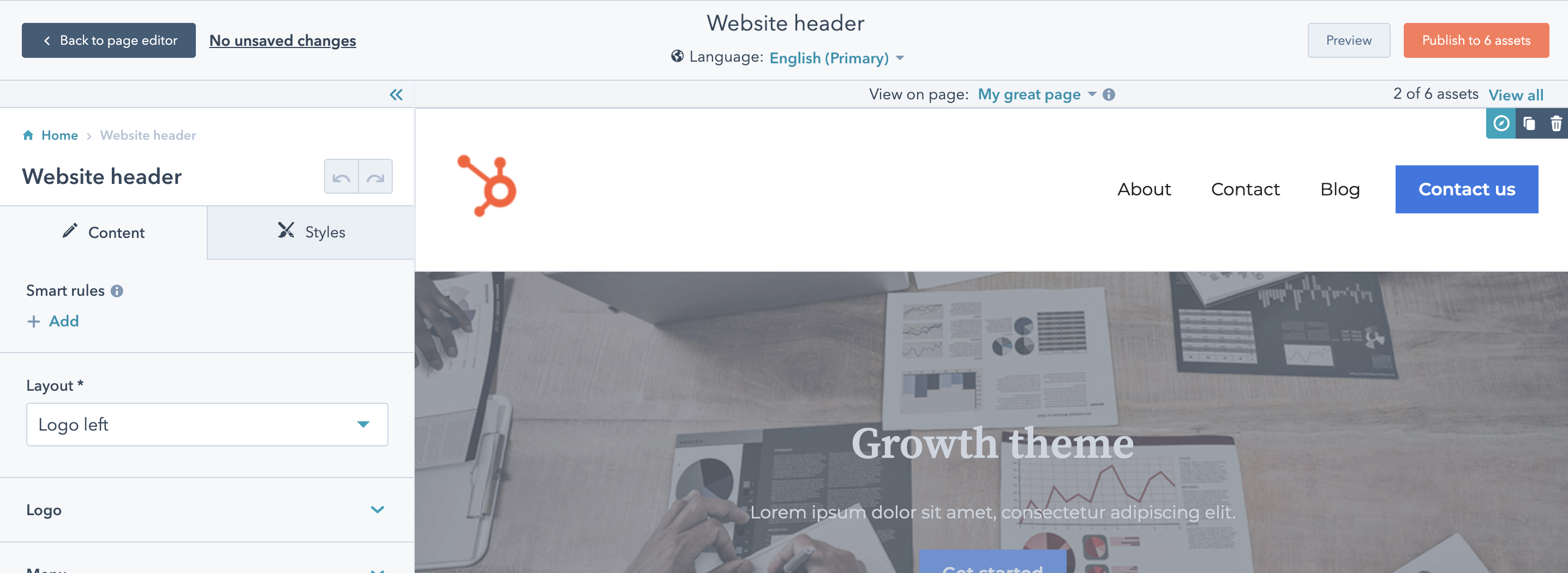 HubSpot's global editor update