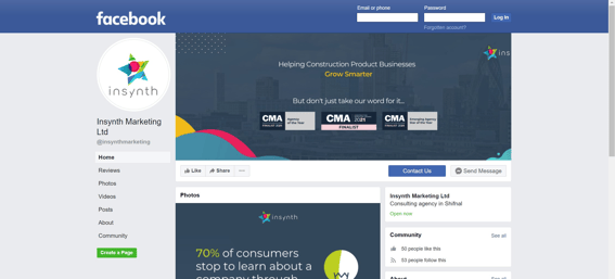 Insynth Facebook profile