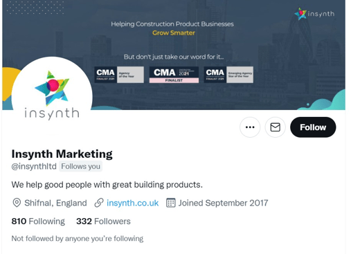 Insynth LinkedIn profile
