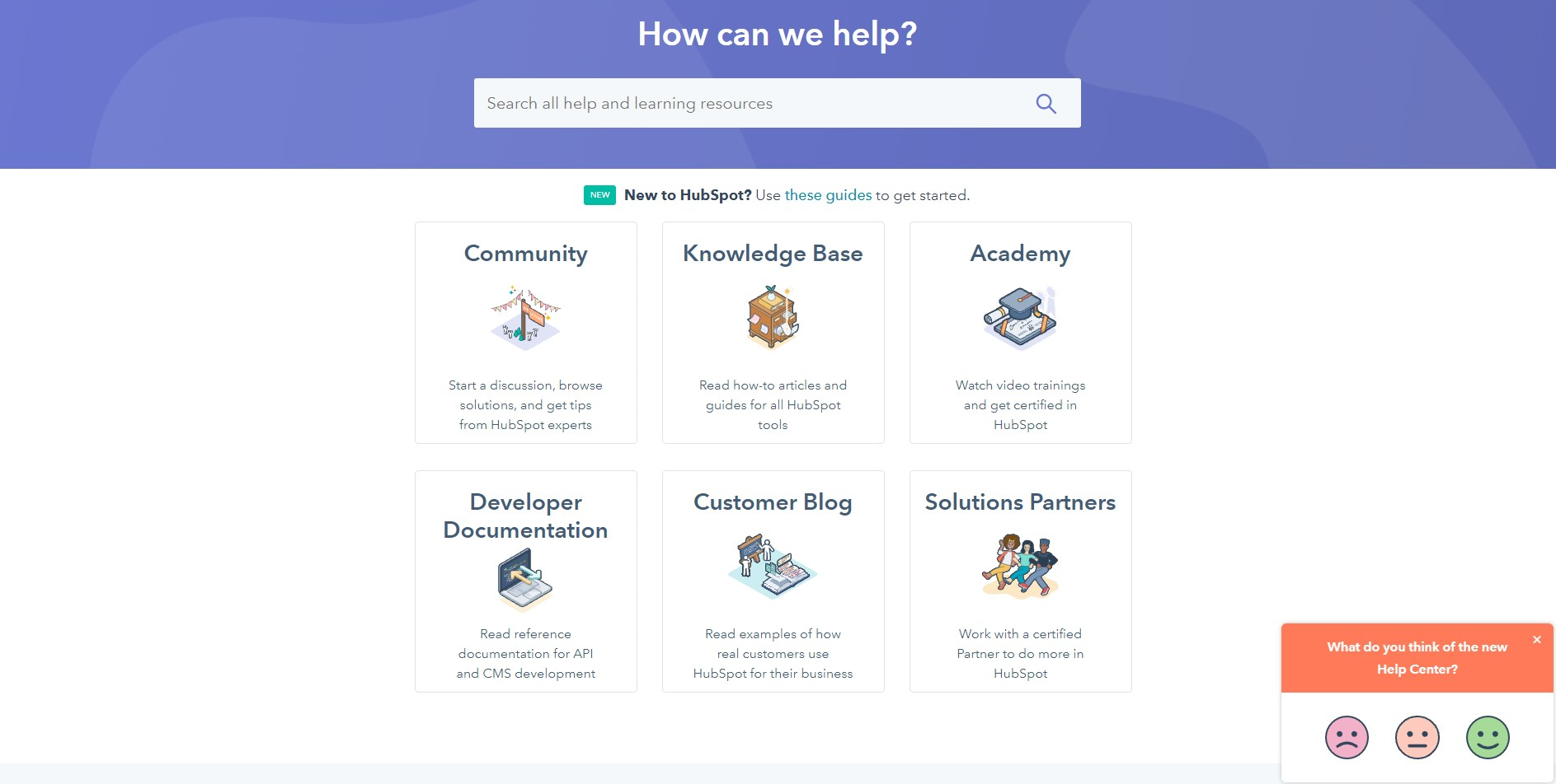 HubSpot service page