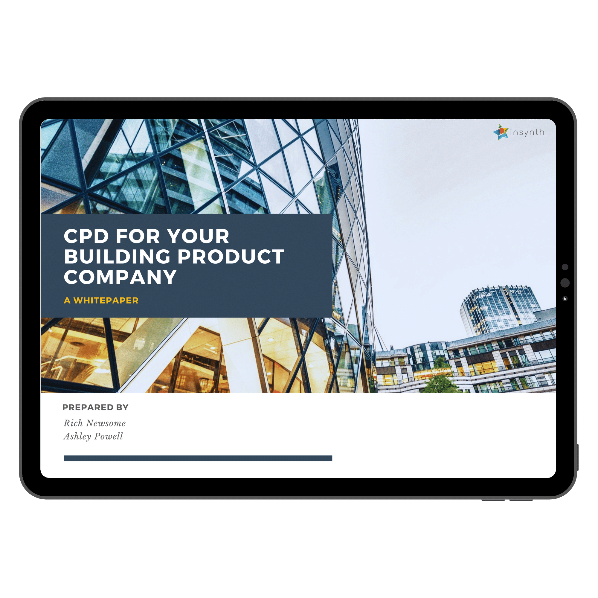 CPD whitepaper tablet screen