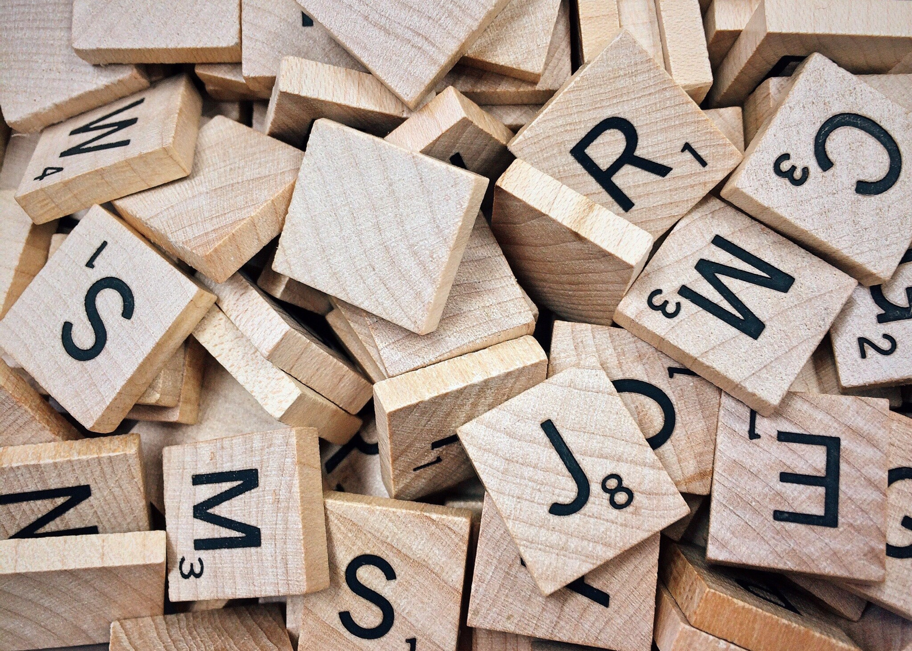 website typography | scrabble image