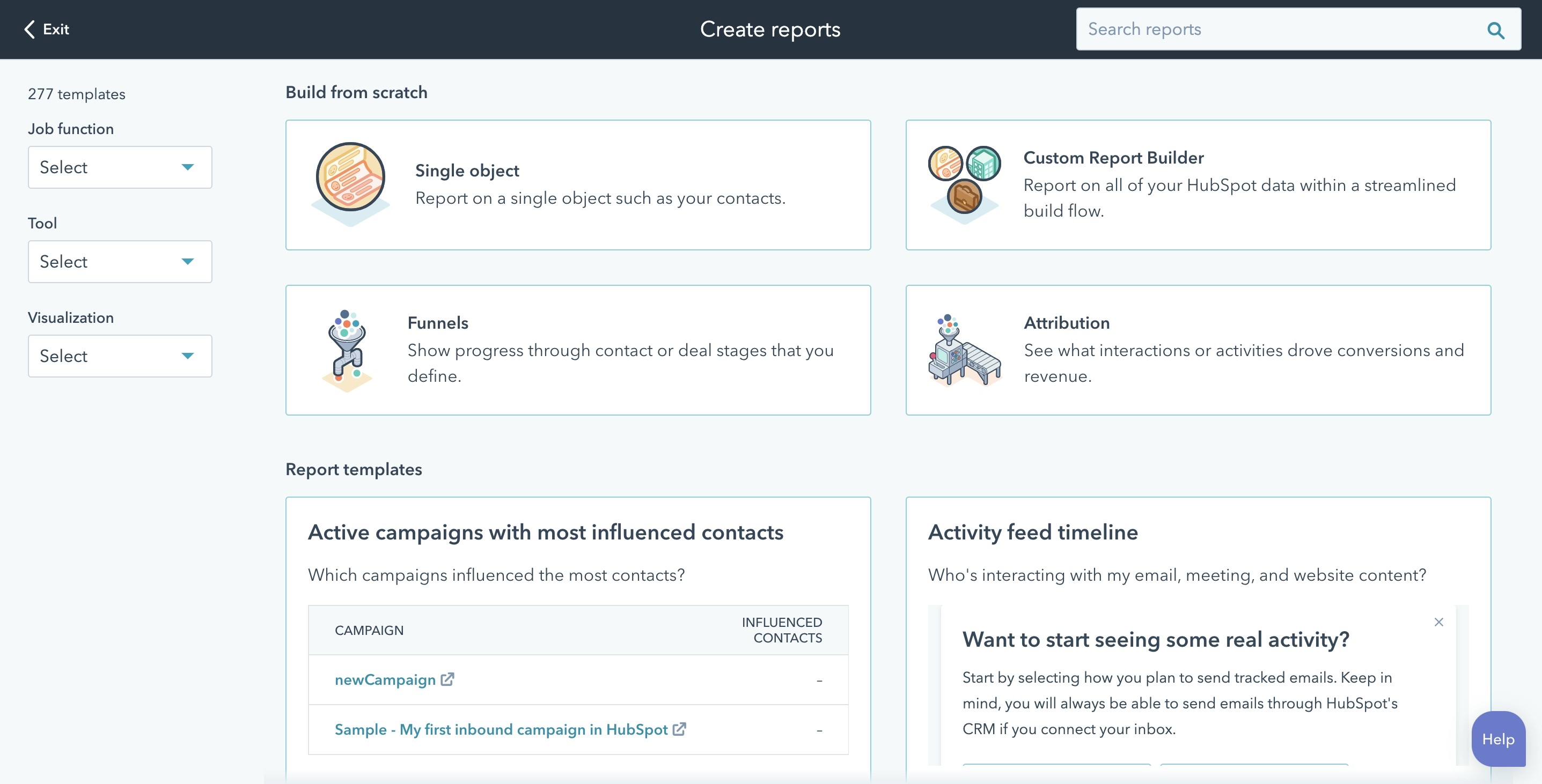 HubSpot's reporting update