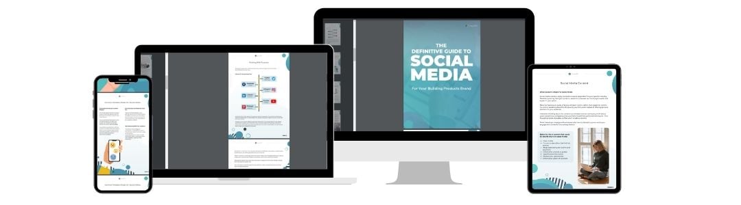 Social media guide thank you page screens