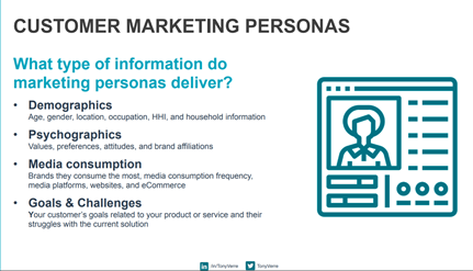 tony verre marketing personas