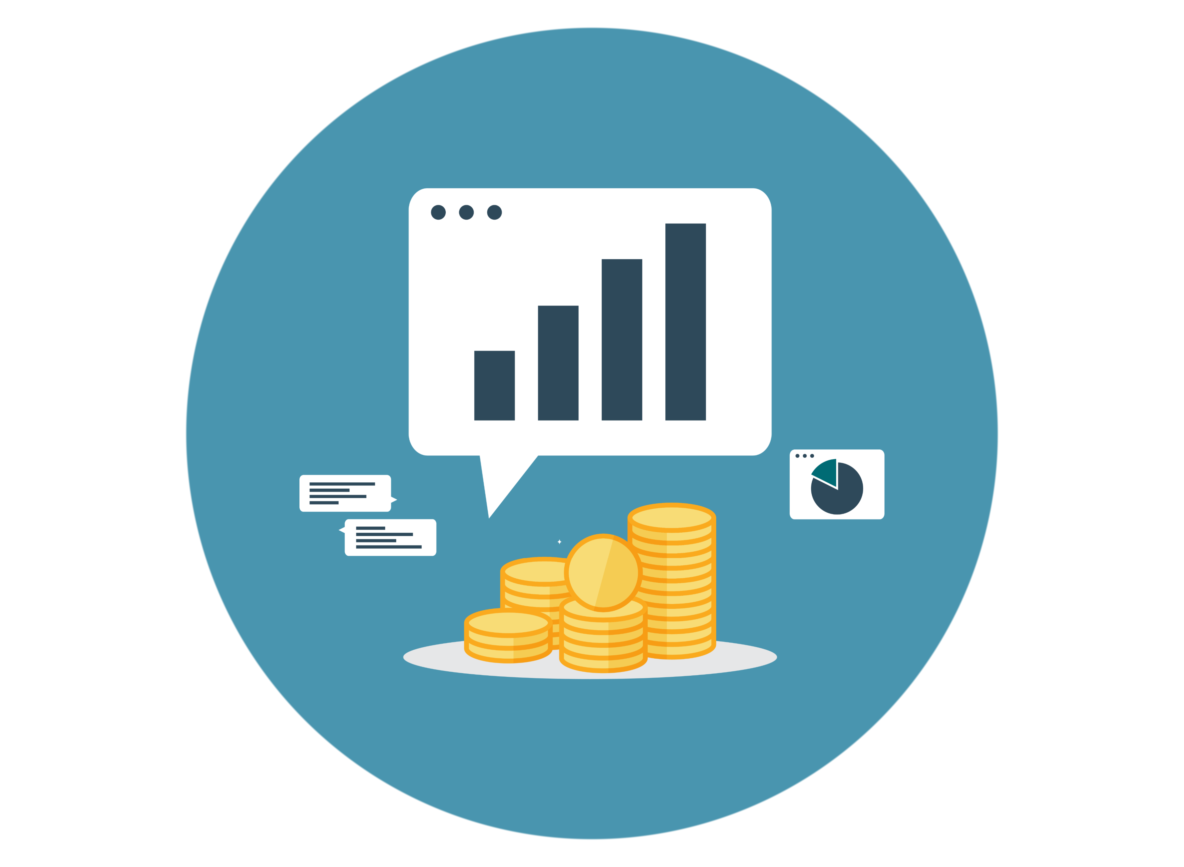 marketing for construction companies, construction marketing specialist Insynth. ROI icon