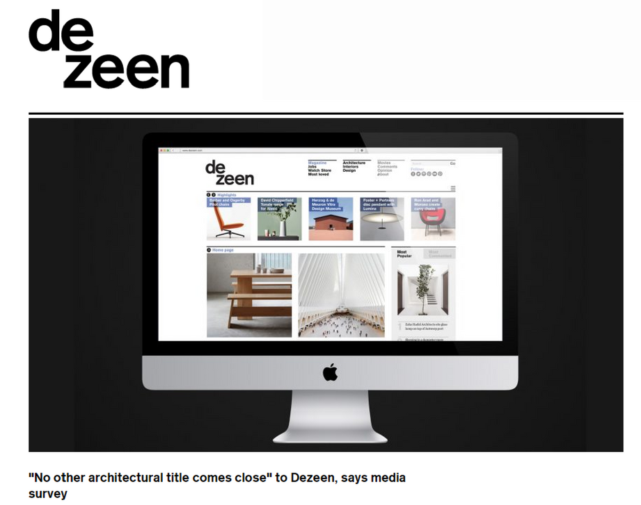 Insynth Media Grader Report Featured In Dezeen