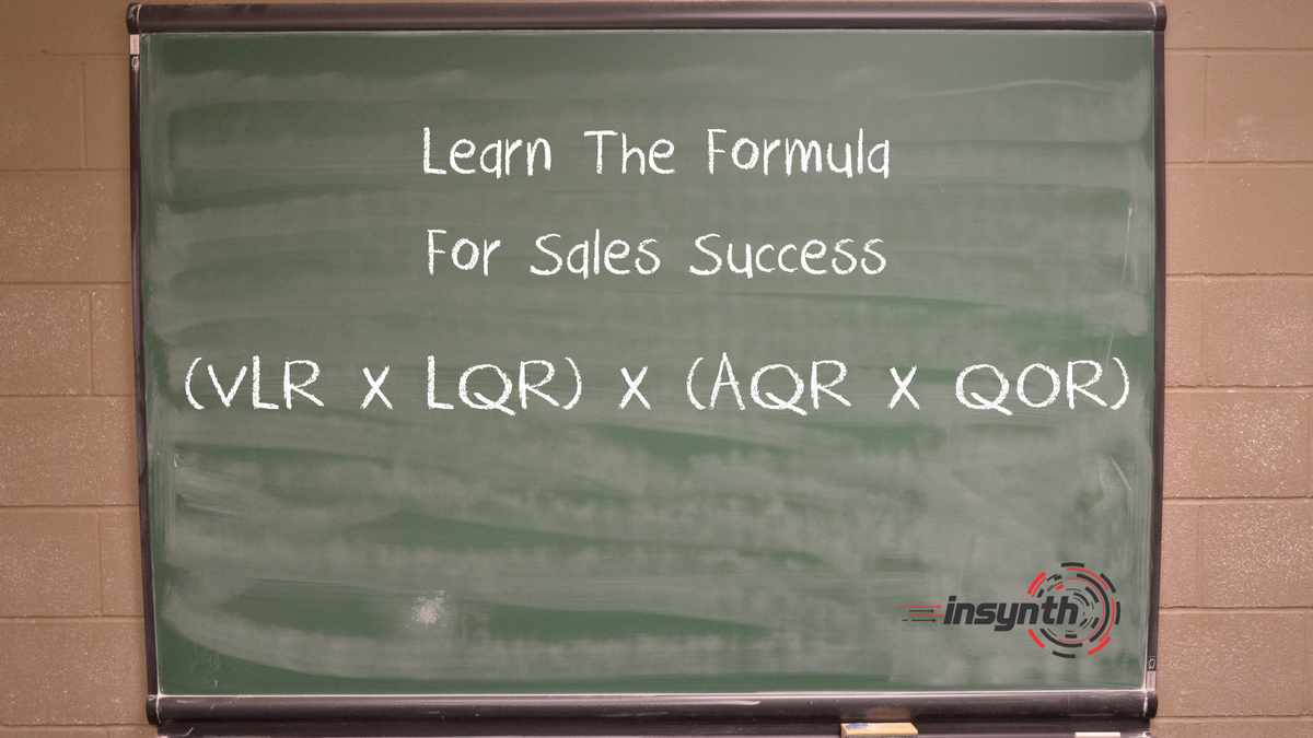 Your Easy Formula For Sales Success