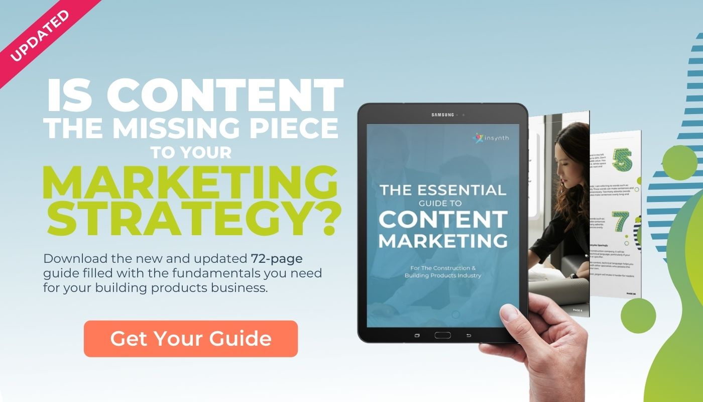 construction content market ebook call to action button